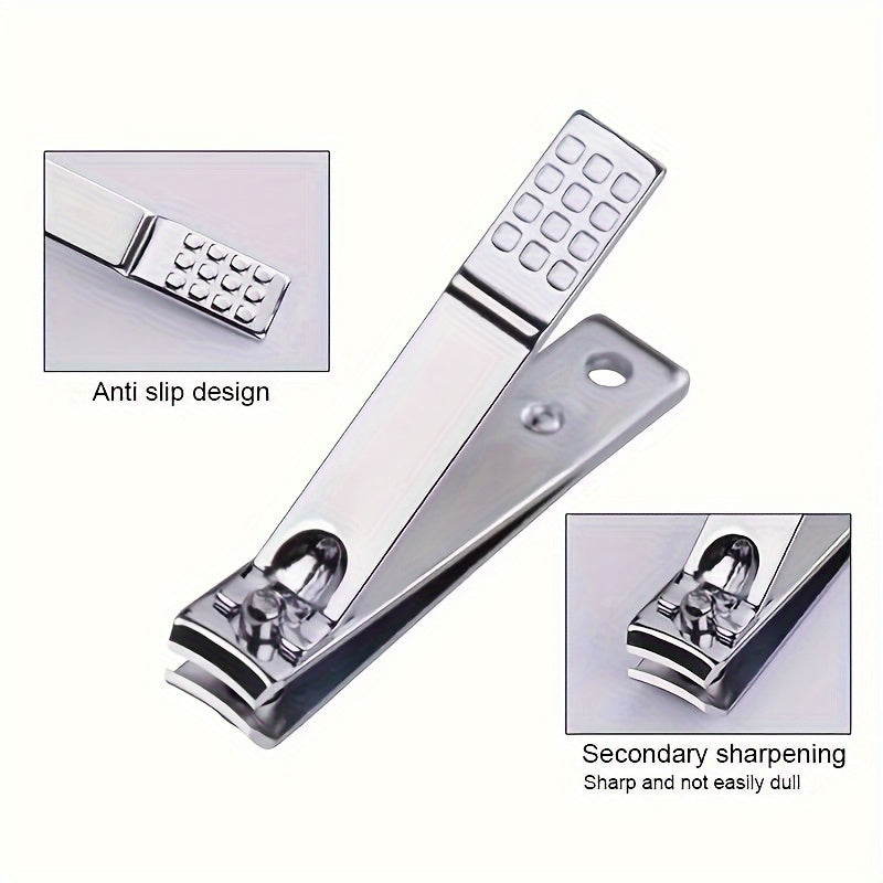 12Pcs Manicure Set Stainless Steel Nail Clippers Pedicure Kit