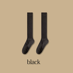 Thick & Warm Calf Socks College Style Knee High Socks Women's Stockings
