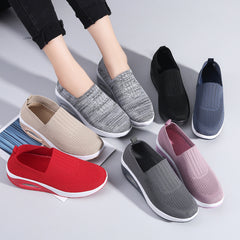 Breathable Slip on Running Sneakers Anti-Slip Air Cushion Casual Shoes