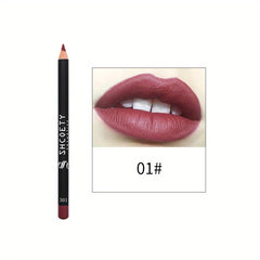 Professional Makeup Slim Lip Pencil Long Lasting Nude Matte Finish Lipliner
