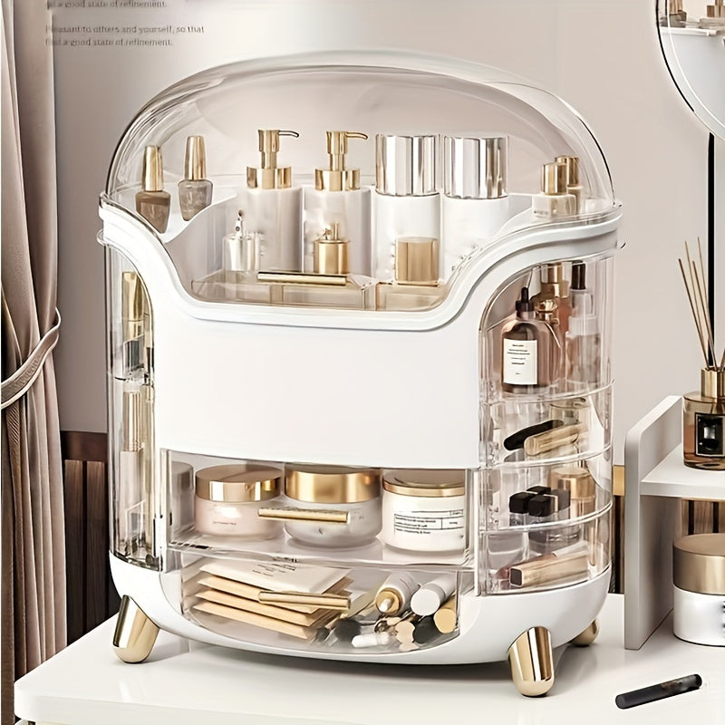 Clear Makeup Storage Box Dustproof Cosmetic Organizer