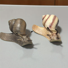 Snail Figurine PVC Desk Decor Animal Shaped Statue Home Office Decoration