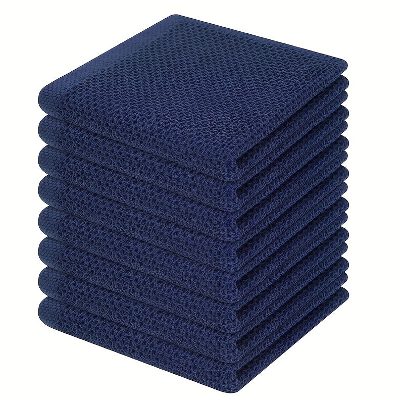 8pcs Washcloths Scouring Pads Soft Absorbent Dish Towel