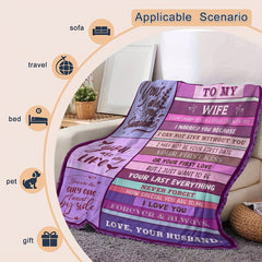 Digital Printed Flannel Warm Throw Blanket for All Seasons