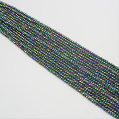 Green Point Cut Bead Beaded 38 Cm 14 9'' Stone Faceted Loose Gemstone Bead