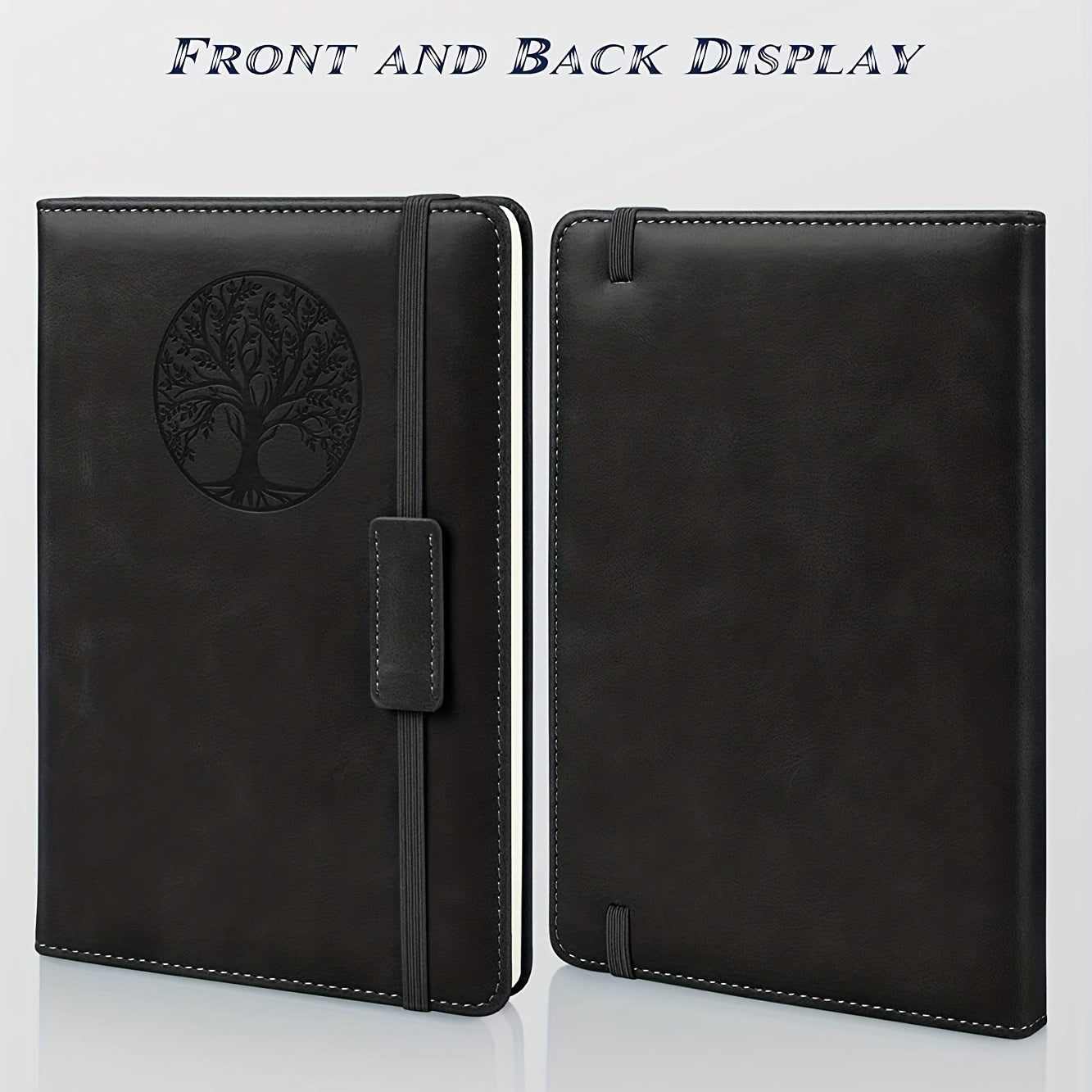 Hardcover Leather Journal Notebook 14x21cm Tree Of Life Design