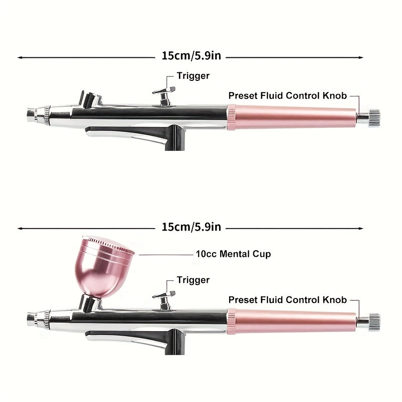 0.3mm Single Action Airbrush Kit for Beauty Inkjet Car Repair