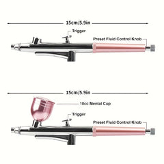 0.3mm Single Action Airbrush Kit for Beauty Inkjet Car Repair