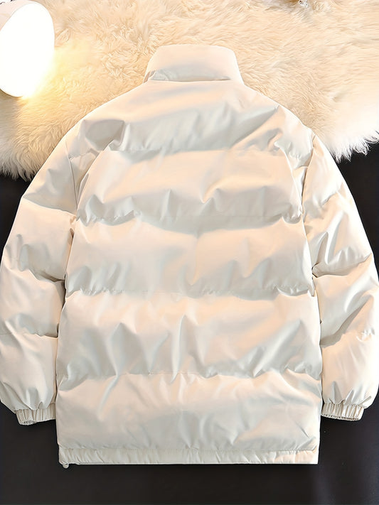 Men's Thickened Cotton Padded Jacket Lamb Fleece Warm Coat Winter