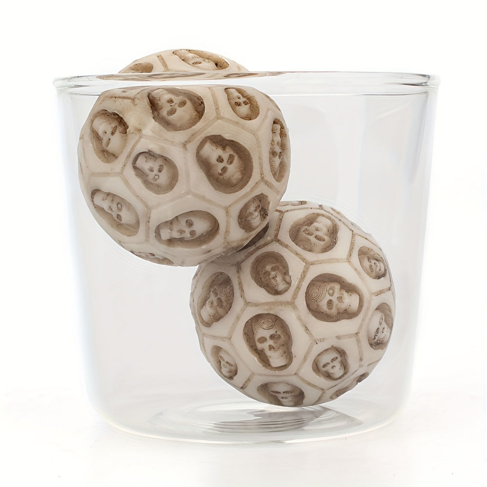 2pcs Set Skull Handball for Muscle Relaxation & Fitness