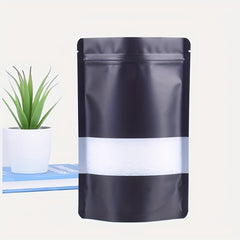 50pcs Matte Resealable Zip Mylar Bag For Small Business Food Storage Bags