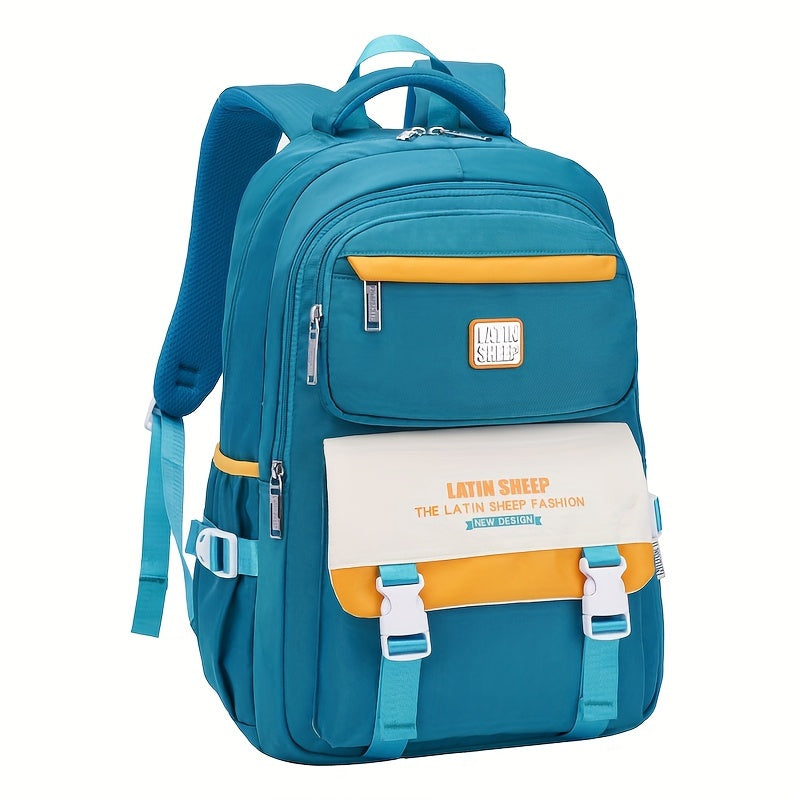 1pc Students School Backpack with Functional Pocket