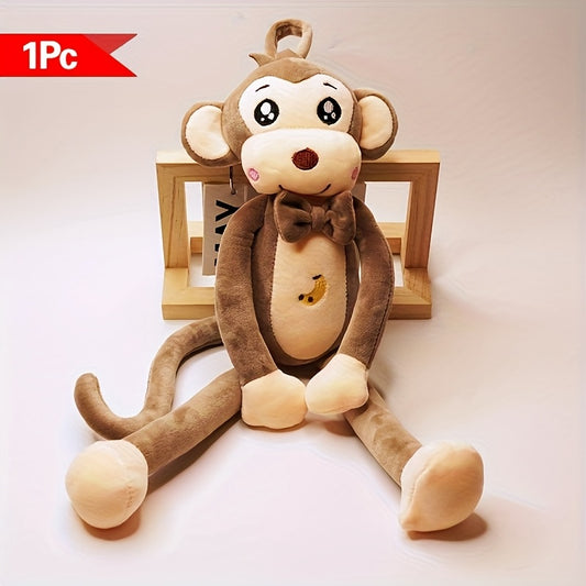 Adorable Monkey Plush Toy Soft & Cuddly Animal Friend for Playtime Festive Decor