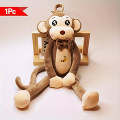 Adorable Monkey Plush Toy Soft & Cuddly Animal Friend for Playtime Festive Decor