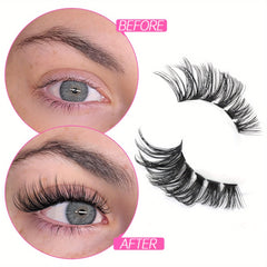 50P DIY Lash Clusters 140pcs D Curling Lash Extension Fluffy False Eyelashes