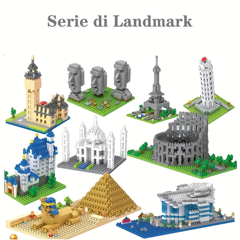 Small Particle Building Blocks Model Toys - DIY Assembly