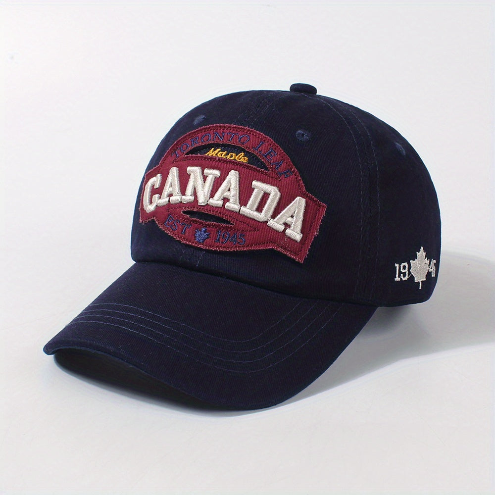 CANADA Maple Leaf Baseball Cap Embroidery Unisex Cotton Dad Hats