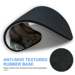 Panda Round Mouse Pad Non Slip Rubber Base Small Size 7.87 X 7.87 X 0.1inch