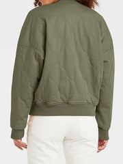 Solid Jacket Casual Long Sleeve Button Front Outerwear