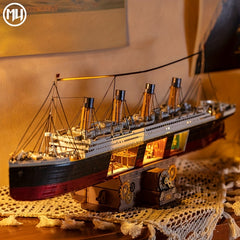 MU Movie Cruise Ships Metal Puzzle Assembly Model DIY Craft