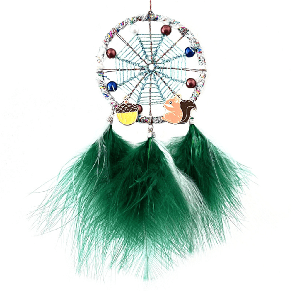 Christmas Gift Car Pendant House Dream Catcher Car Rearview Mirror Pendant
