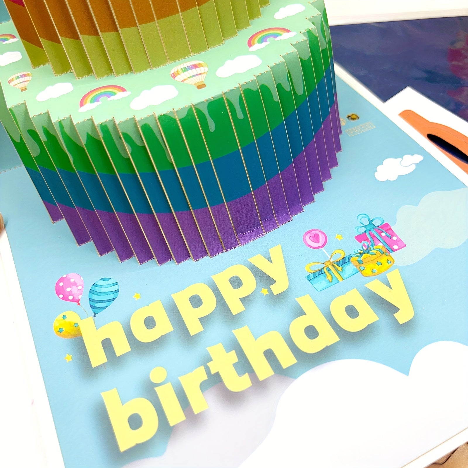 Musical Birthday Cards 3D Pop Up DIY Number Birthday Cards