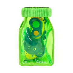 Colorful Insect Jar Plush Rattle Baby Animal Toy