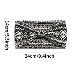 Stretchy Sports Yoga Headband Sweatband Boho Style Hair Accessory