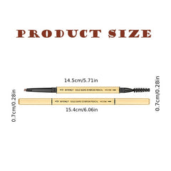 Double Headed Eyebrow Pencil Fine Tip 3D Shaping Eyebrow Pen