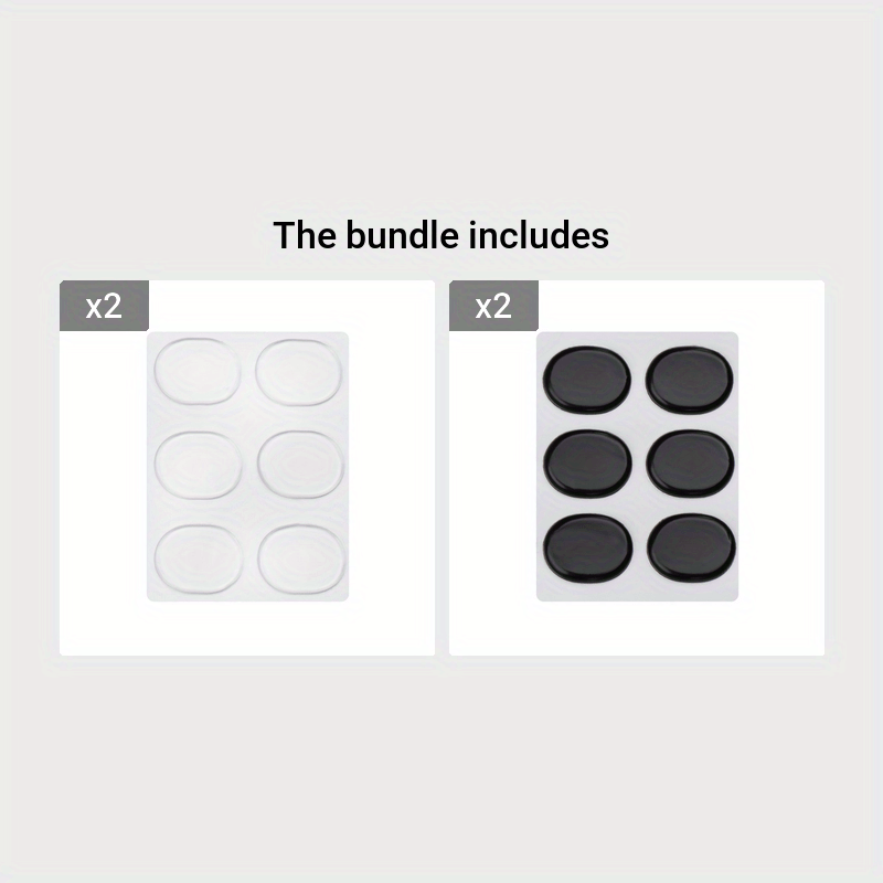6pcs Drum Mute Pad Set for Percussion Instruments