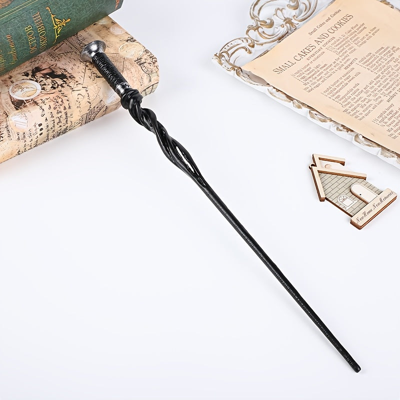 Hand Carved Wizard Staff - Halloween Party Accessory
