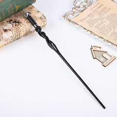 Hand Carved Wizard Staff - Halloween Party Accessory
