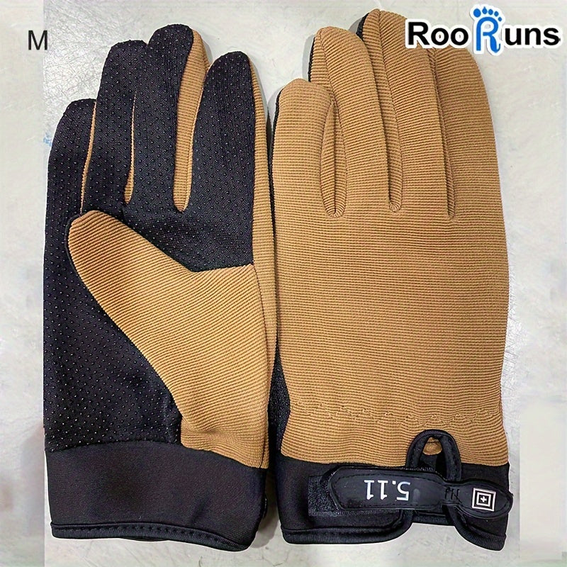 Men's Tactical Full Finger Gloves - Order a Size Up