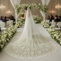 Bridal Veil Wedding Veil with Cathedral Train Nylon V293