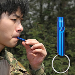3pcs Aluminum Water Rescue Whistle Survival Referee Fire Training