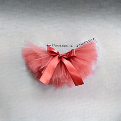 Pink Newborn Tutu Skirt & Headband Set 1st Birthday Photoshoot Prop