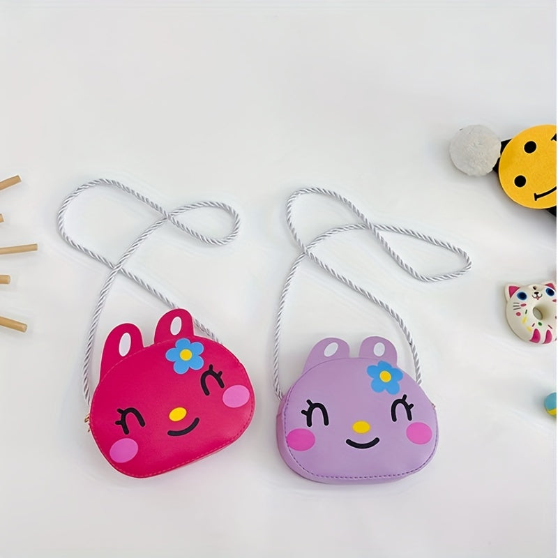 Kids Cartoon Rabbit Crossbody Bag Coin Purse for Girls