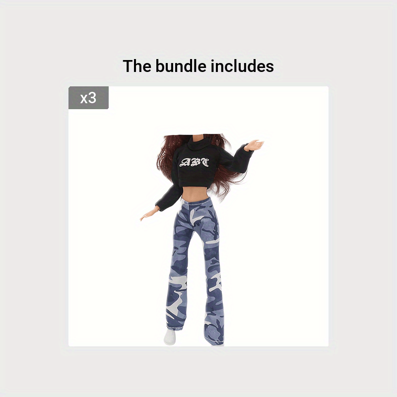 Geometric & Camo Pants for 1/6 Dolls