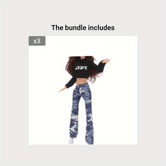 Geometric & Camo Pants for 1/6 Dolls