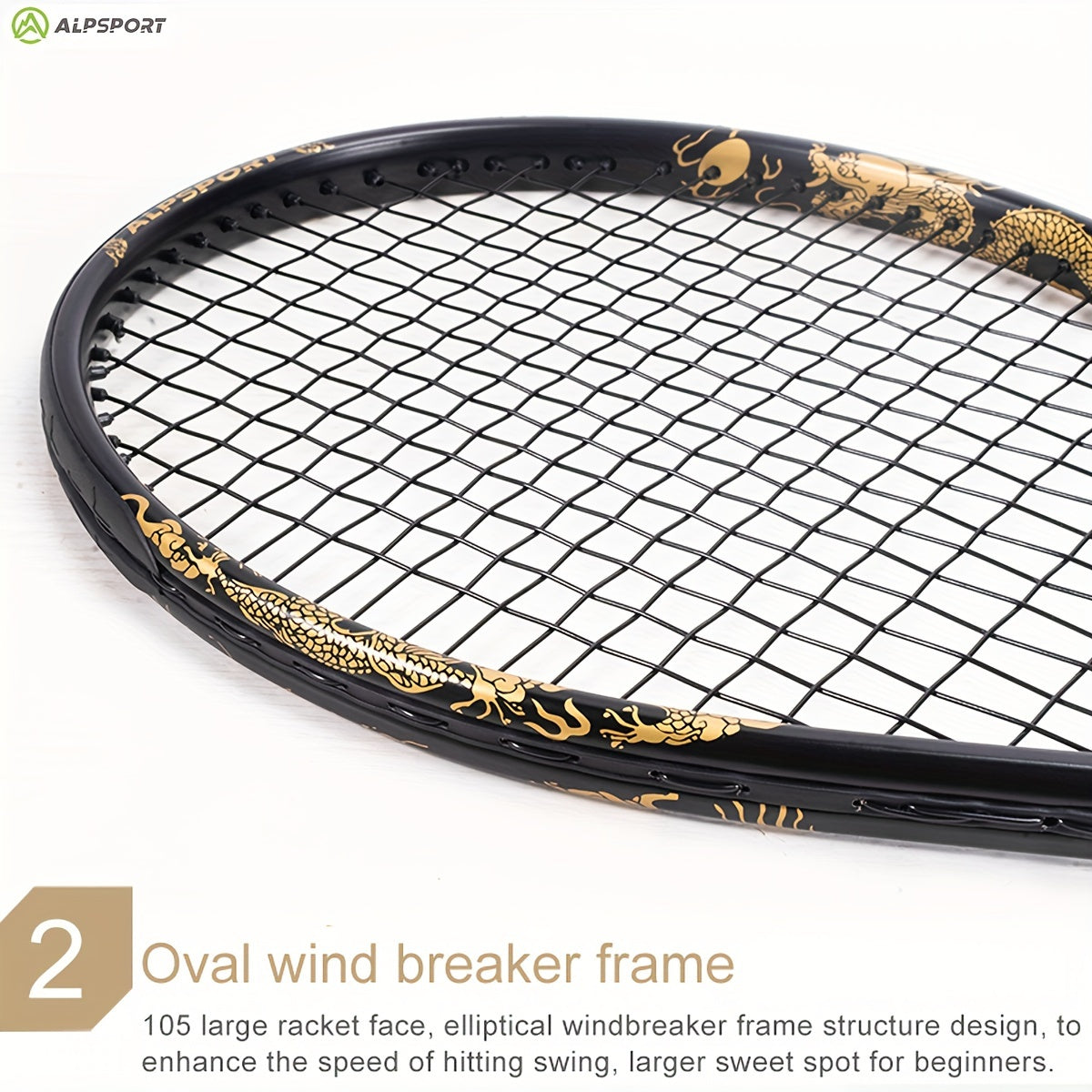 ALP Tennis Training Racket Carbon Fiber 20 41 22 68KG Tennis