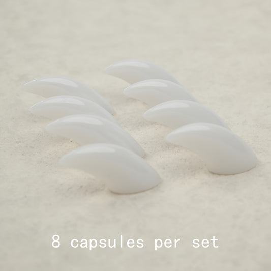 8pcs Fluffy Fur Cat Claw Nail DIY Set - Animal Role Play Accessories