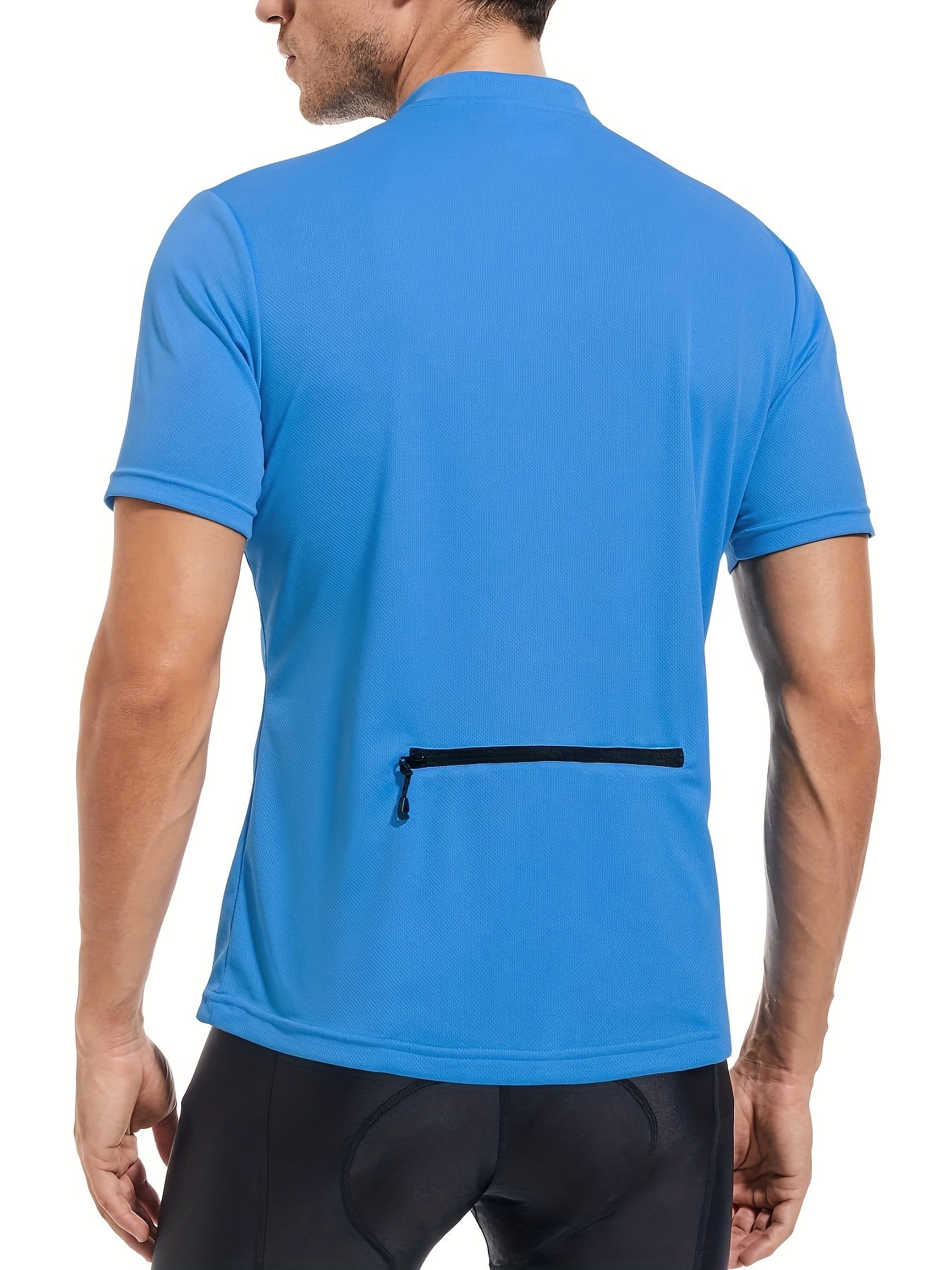 Men's Quick-Dry Cycling Jersey with Rear Pocket