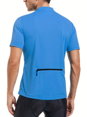 Men's Quick-Dry Cycling Jersey with Rear Pocket