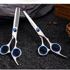 6 Inch Hair Cutting Scissors Set Stainless Steel Barber Salon Shears