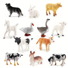 Fantarea Farm Animals Set for Kids - Realistic Figures - Ages 3-8