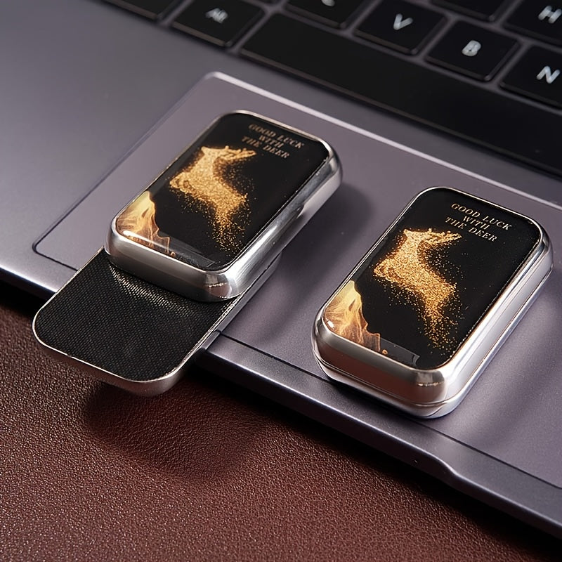 Dragon Year Theme Slider Fidget Toy Stainless Steel Metal Blocks