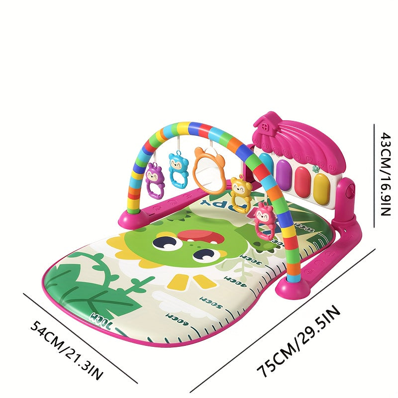 Interactive Kids Music & Light Play Mat with Kick Piano