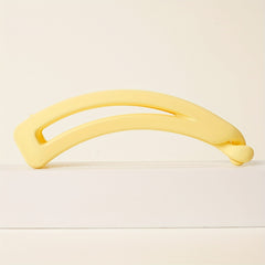 3pcs Lemon Yellow Banana Clips Hair Accessories