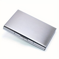 Men's RFID Business Card Holder Case Slim Metal Wallet