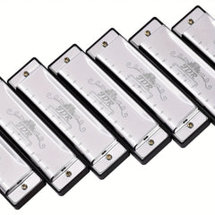 JDR Harmonica Set Key C D E F G A Bb 10 Holes 20 Tones Diatonic Mouth Organ
